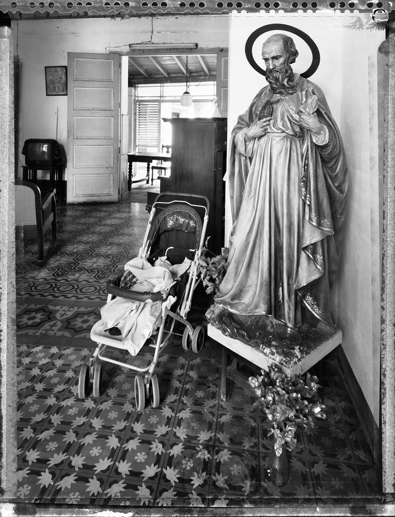 Cuba #74, Baby carriage and the Saint, Trinidad, 2002