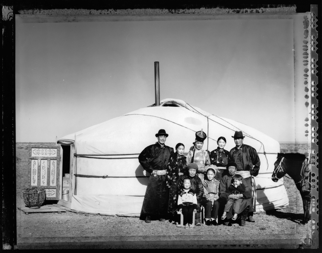 Nomadic Mongolia #28, Nomadic Family, Gobi Desert, 2002