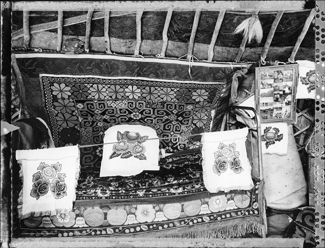 Nomadic Mongolia #45, Kazakh Ger Bed, 2004