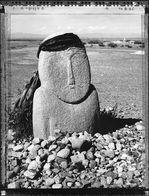Nomadic Mongolia #67, Ulaangom Stone Man, 2005