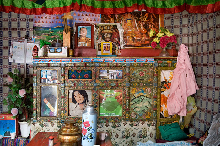 Tibet Revisited #9, Tea House Shrine, 2007