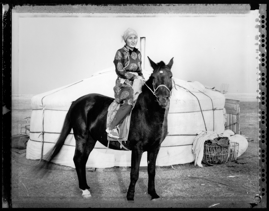 Nomadic Mongolia #33, Young Mother Horseman, 2004
